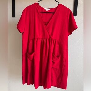 Red dress size small